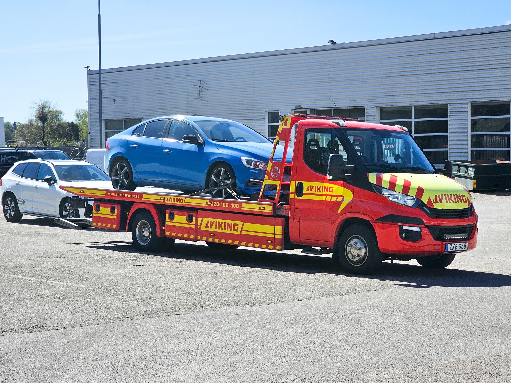 Bärgning av lastbil